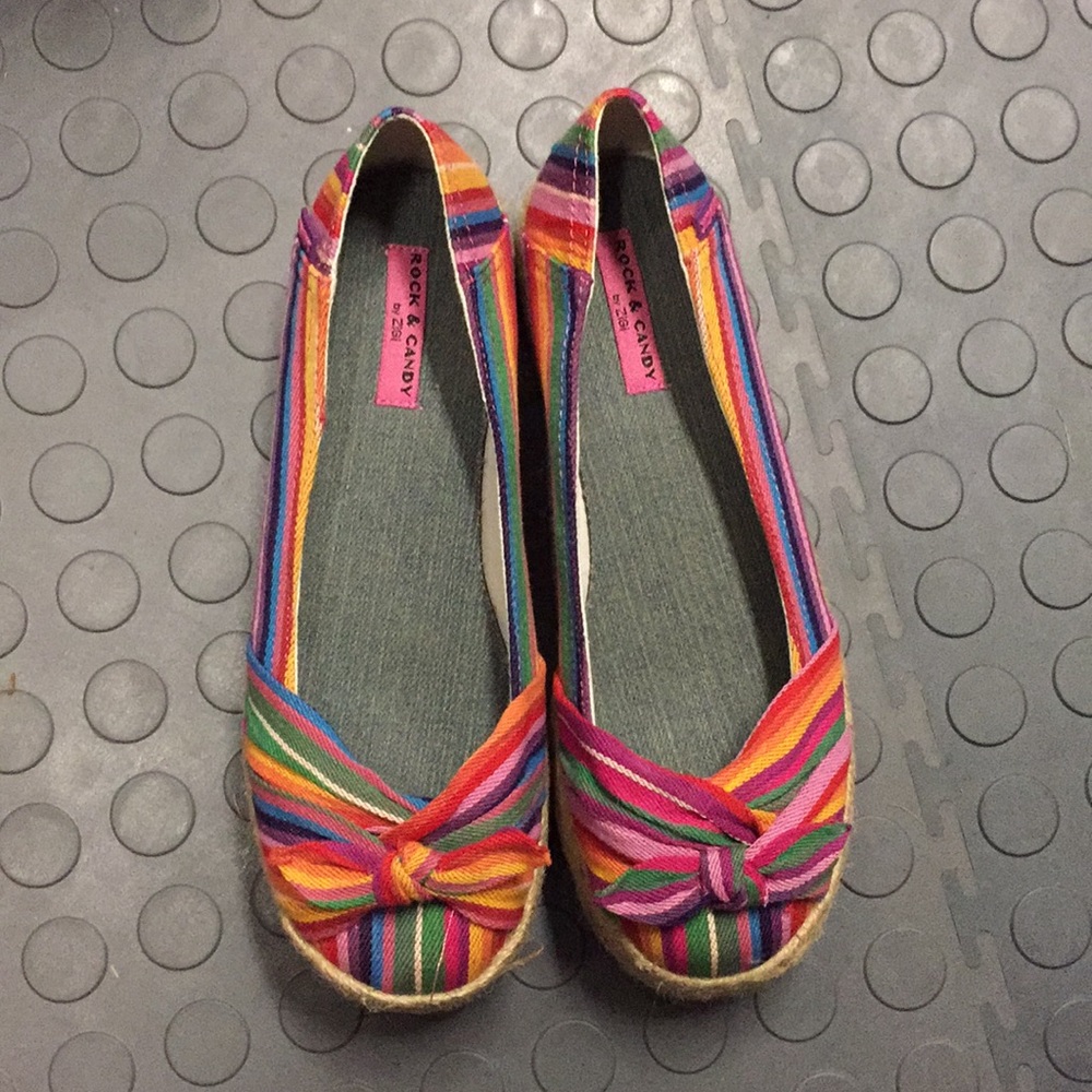 Rainbow Canvas Espadrilles
